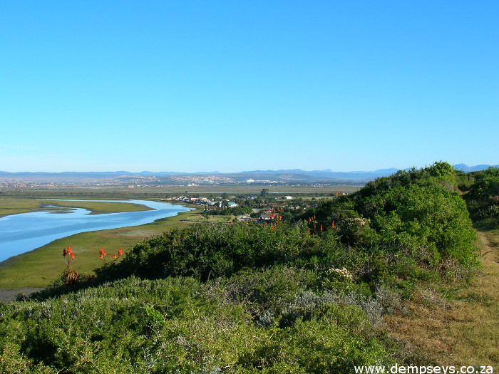looking across to the flamingo trail