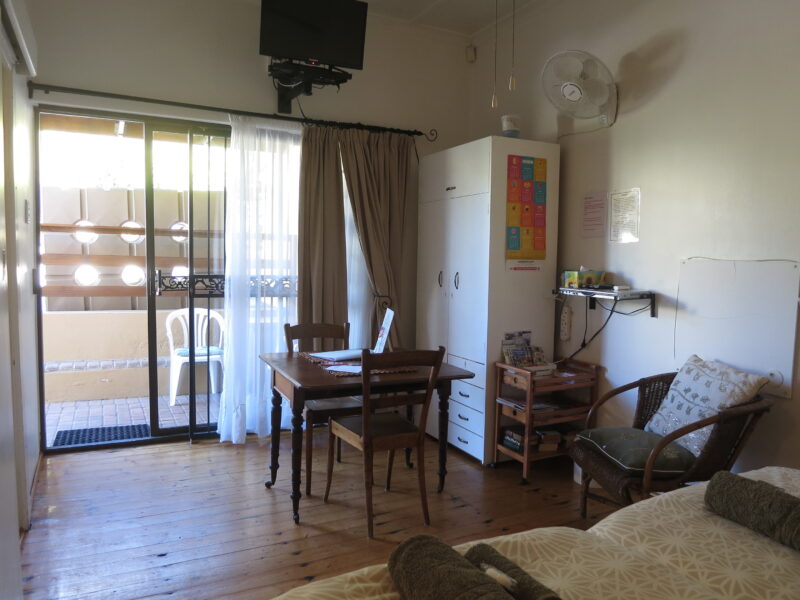 view from beds of twin room No.3