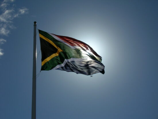 the second largest flag in africa, on the donkin reserve, route 67, port elizabeth