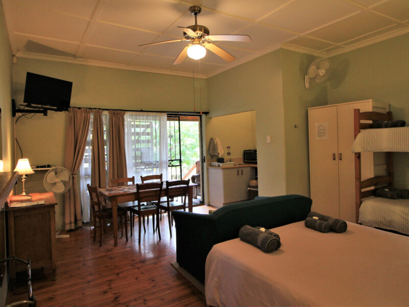 view of family room no.1 from bathroom door